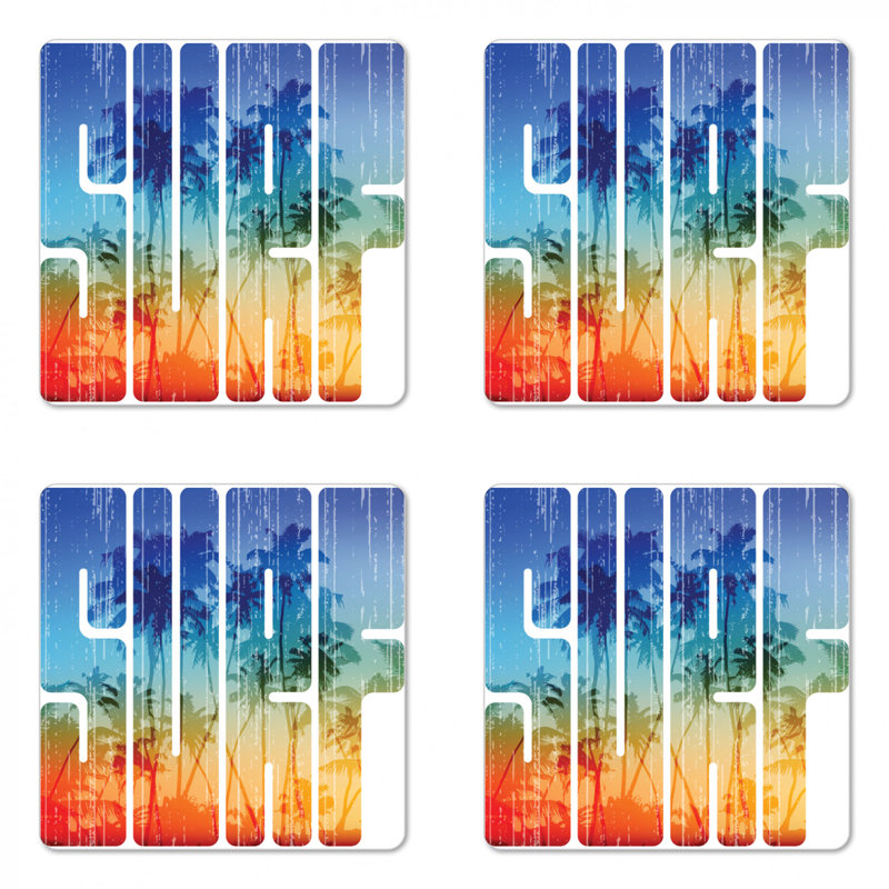 Sous-verre de surf