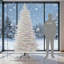 Arbre de Noël artificiel enneigé 7,5 pi