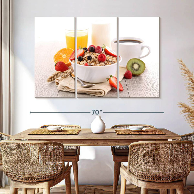 Yarlin Complete Breakfast, 48" H x 74" W