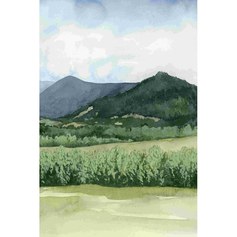 Bleu dimanche II, H 30 po x l 20 po