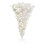 White Upside Down Artificial Christmas Tree with LED Lights