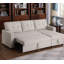 Canapé modulaire convertible rembourré avec méridienne coulissante-129889684-129889685
