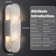 20" Dimmable Wall Mounted Sconce with Alabaster Shade (Set of 2)