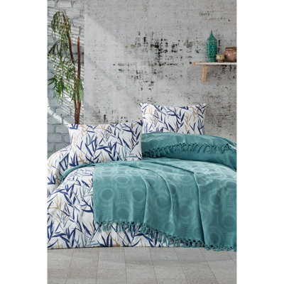 Ensemble de courtepointe 100% coton moderne et contemporain Polka