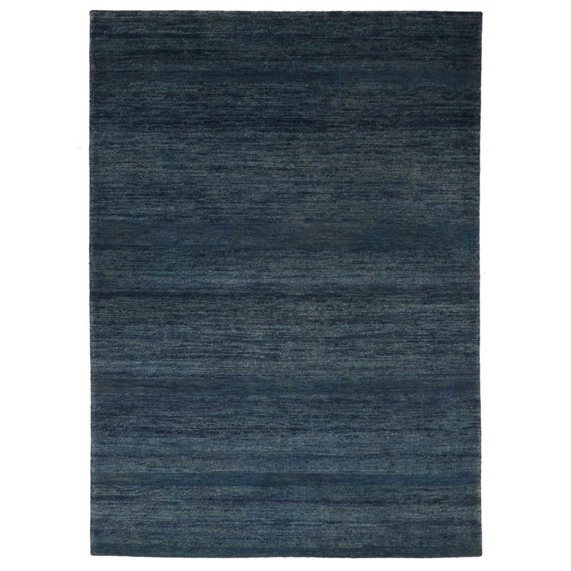 Tapis bleu marine Kashkuli Gabbeh 5 pi 4 po x 7 pi 7 po