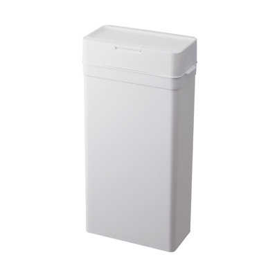 Like-it Plastic Trash Can White Odor-Free Air-Seal for Kitchen and Nursery