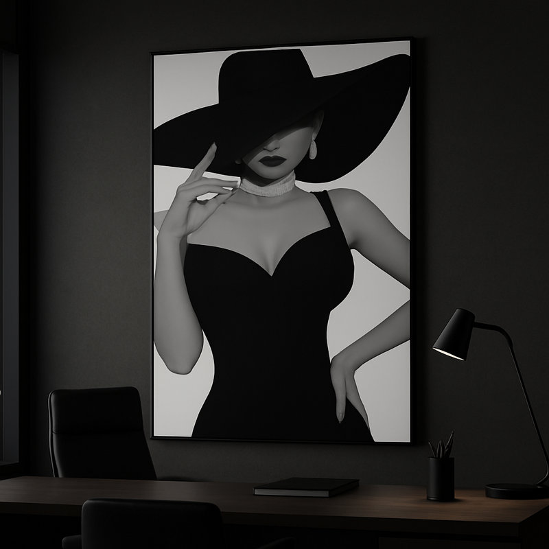 Art mural sur toile Vureed Allure, Brun