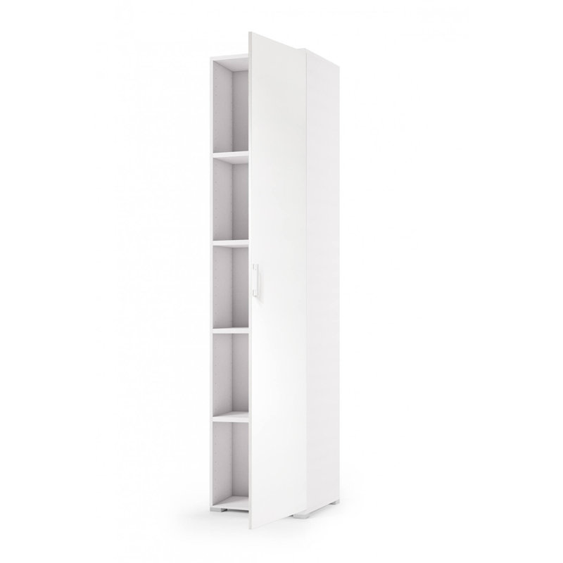Gurubaksh 2 Door Manufactured Wood Wardrobe, White