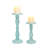 14'' H Glass Tabletop Candlestick-1741004242