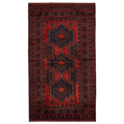 Teimani Red Rug 4'4" x 7'8"