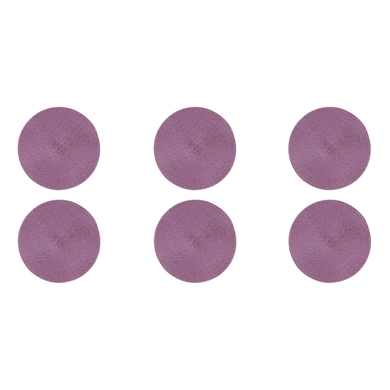 Polypropylene Plastic Placemat, Dark Purple