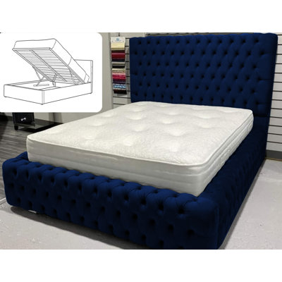 Upholstered Ottoman Storage Bed