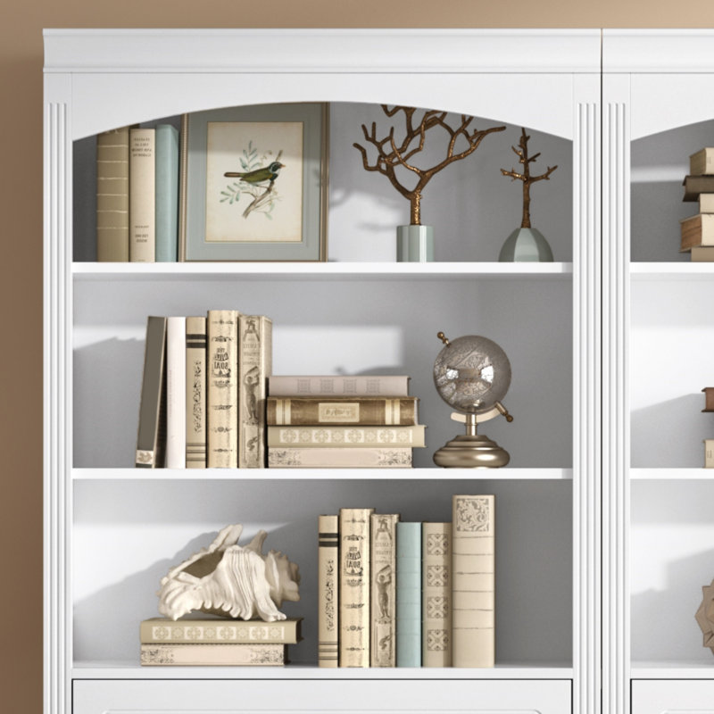 Bibliothèque 2 pièces avec 4 portes et 4 tiroirs