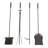 DeMastro Piece Steel Fireplace Tool Set Tool Stand