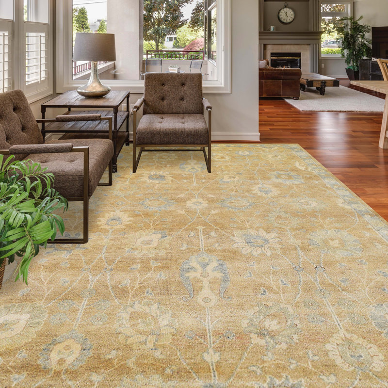 Wool Oriental Area Rug, Rectangle 2' x 3'
