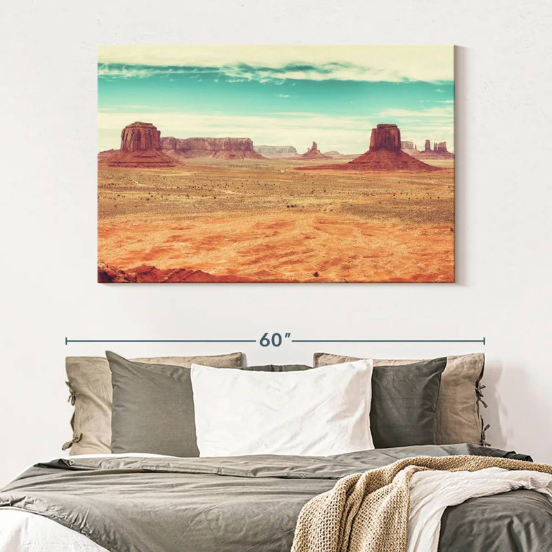 Panoramic Monument Valley Desert, 34" H x 51" W