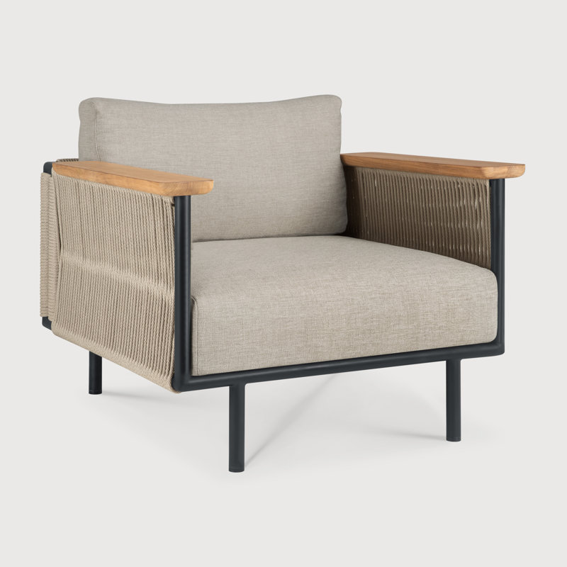Corbey Outdoor Lounge Chair, Beige