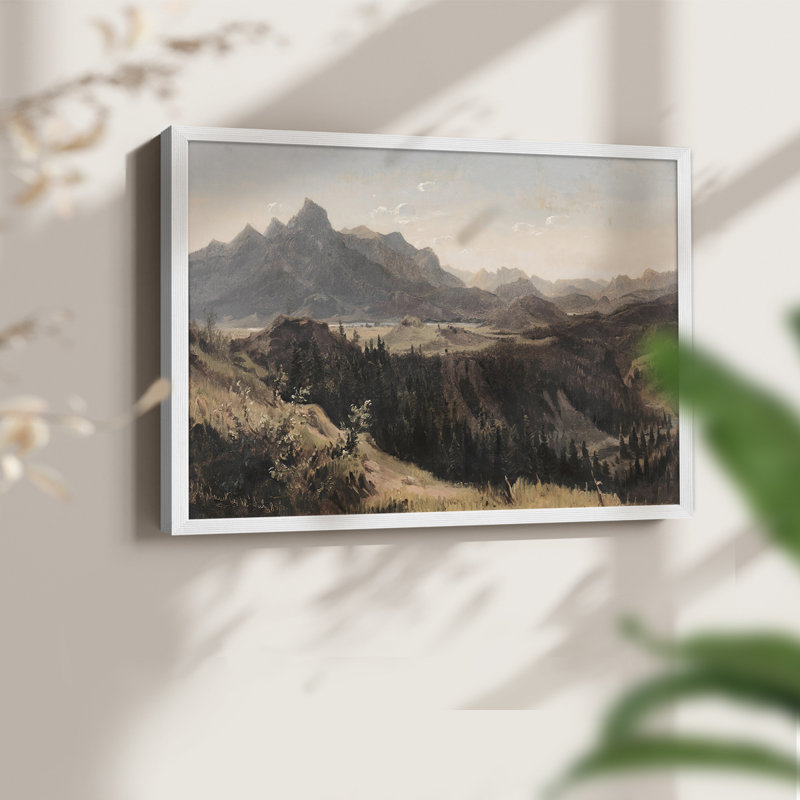 Paysages rétro-CDXIV - reproduction encadrée, H 11 po x l 14 po