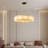 Monzerrad 31" 10 - Light 2 - Tier Alabaster Dining Room Gold Chandelier Pendant Lights(Bulbs Included)