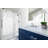 Polymarm 60" W 80" H 36" D Three Wall Composite Shower Wall Panel Surround - Seamless 60" Backwall-110867541