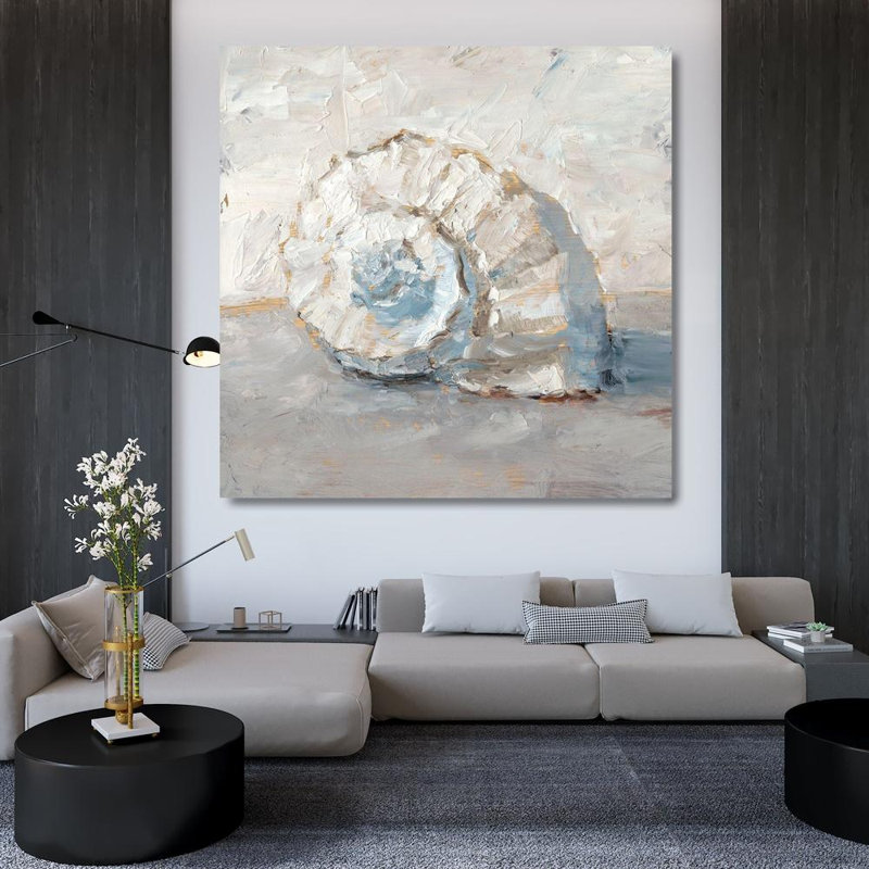 «Dovecove Harper, Ethan», art sur toile tendue sous le titre «Blue Shell Study III» 142957FN, H 36 po x l 36 po