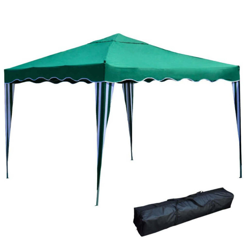 Bakhita 3m x 3m Steel Pop-Up Gazebo, Green