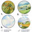 Vangogh Rolling Hills I - Paysages, art rond en métal-109669866