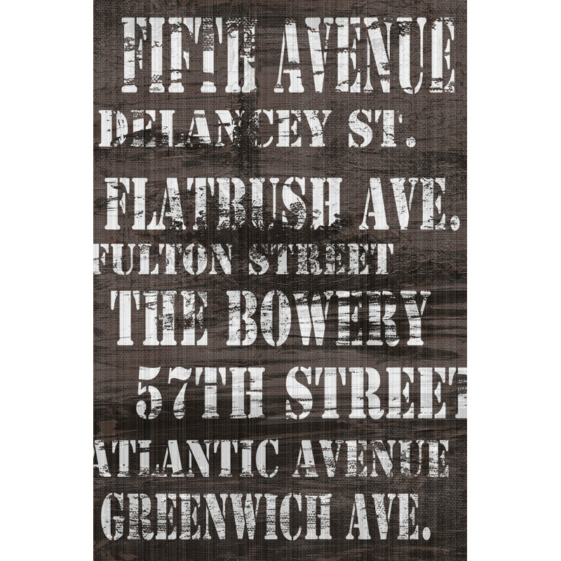 Streets Of New York II by Andrea James - Wrapped Canvas Art Prints, 46cm H x 30cm W x 3.8cm D