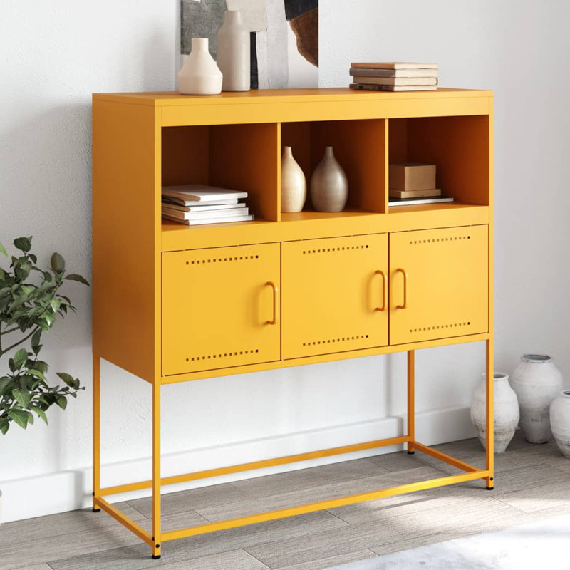 Raenah 100.5cm Sideboard, Yellow
