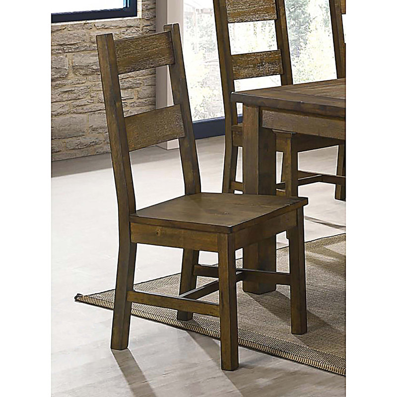 Chaises d'appoint à dossier échelle, ensemble de 2