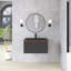 Meuble-lavabo mural simple 29,5 po avec comptoir en quartz-923783939