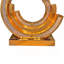 Nouvelle conception de table d'entrée à miroir en diamant écrasé avec incrustation de losanges, longue table d'appoint en verre pour la décoration intérieure (brun)-334868393