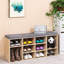 Adara Linen Blend Upholstered Storage Bench-50239568