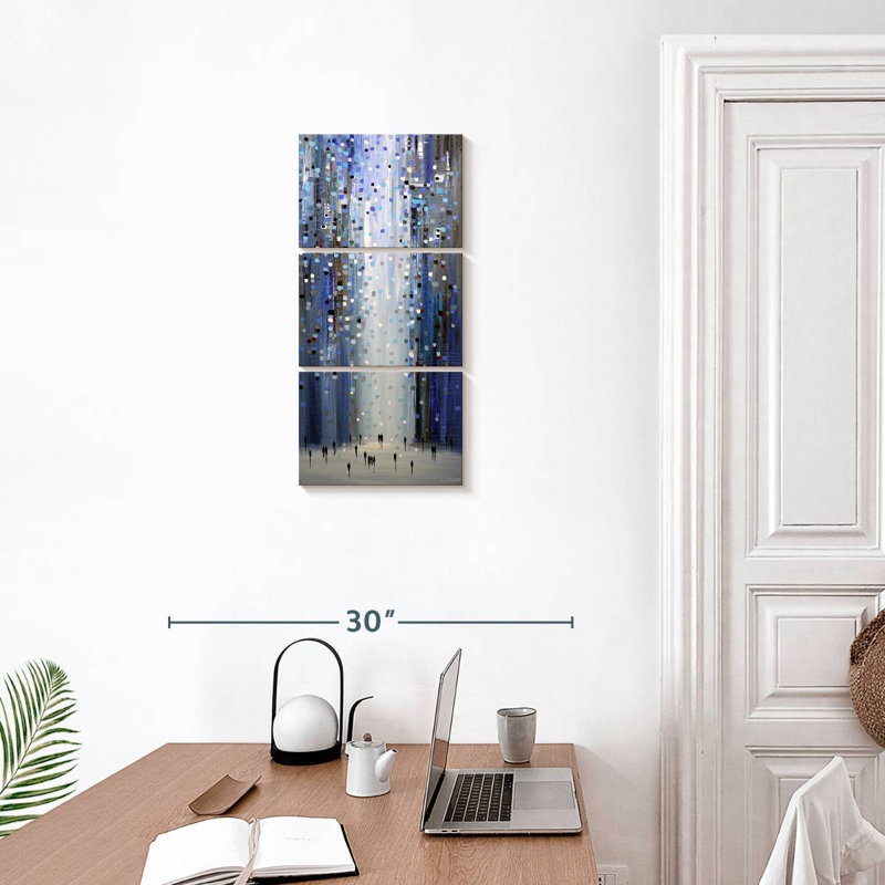 Urban Lights, 27" H x 12" W