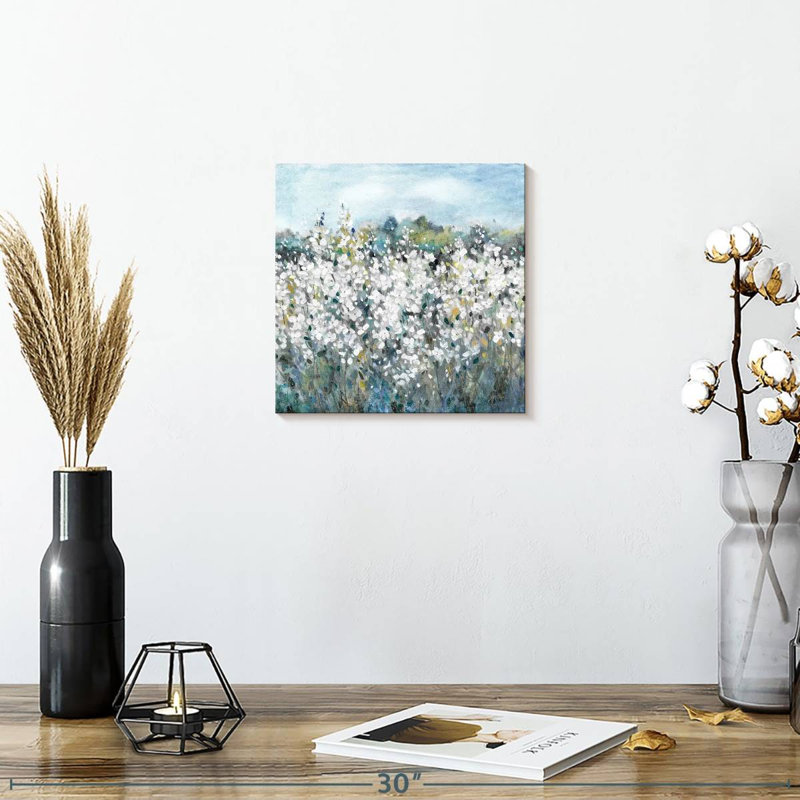 Fields In Bloom, 10" H x 10" W