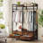 47.24'' Freestanding Clothes Rack With 4 Drawers