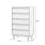 Armoire d'appoint en noyer massif