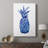 Indigo Pineapple -Custom Wrapped Gallery Cavas-1975878827