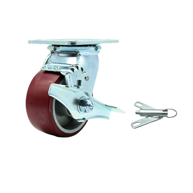 Poly on Aluminum Caster