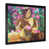 Impression noire sur toile encadrée sélectionné