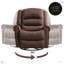 Fauteuil inclinable à bascule pour adultes surdimensionné avec port de charge USB doux avec massage manuel-791841128