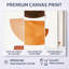 «Earthtone Balance Forms - Orange Minimalisme», ensemble d'art mural sur 3-129013049-129013052