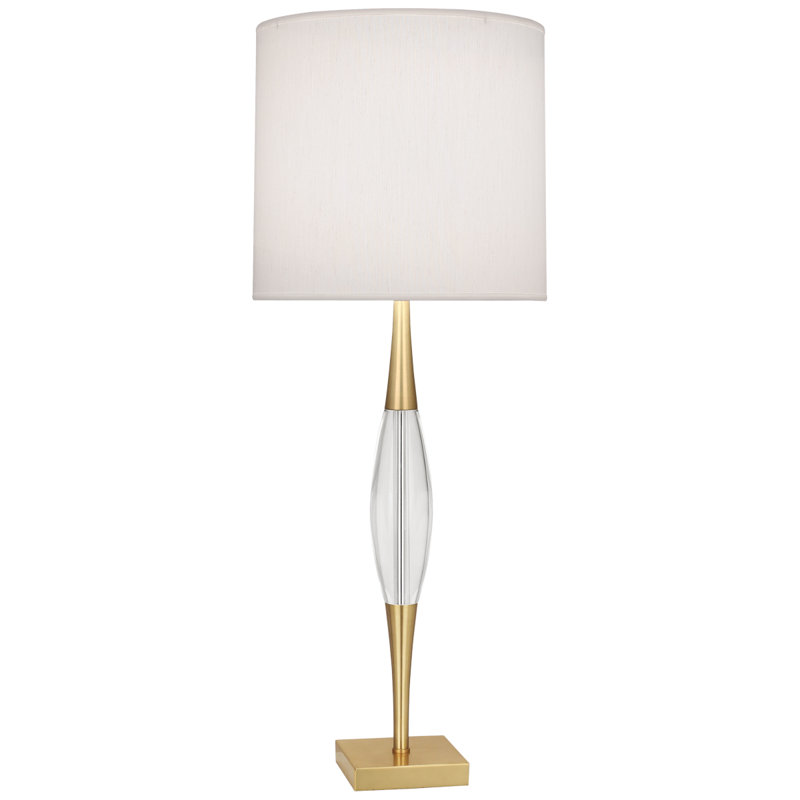 Juno Buffet Table Lamp, Pearl Dupioni