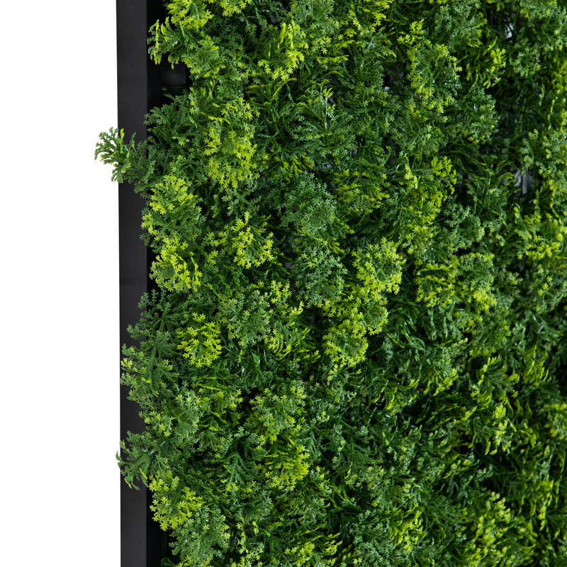 20 po x 40 po Panneau d'art mural vert irlandais résistant aux rayons UV dans un cadre en aluminium noir (intérieur / extérieur)