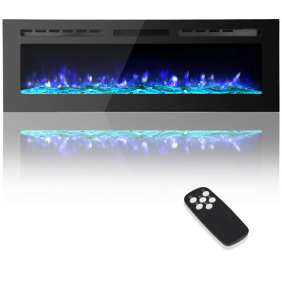 Wrought Studio 60 " W Black Electric Stove
