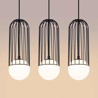Bonine 3 - Light Stainless Steel Pendant