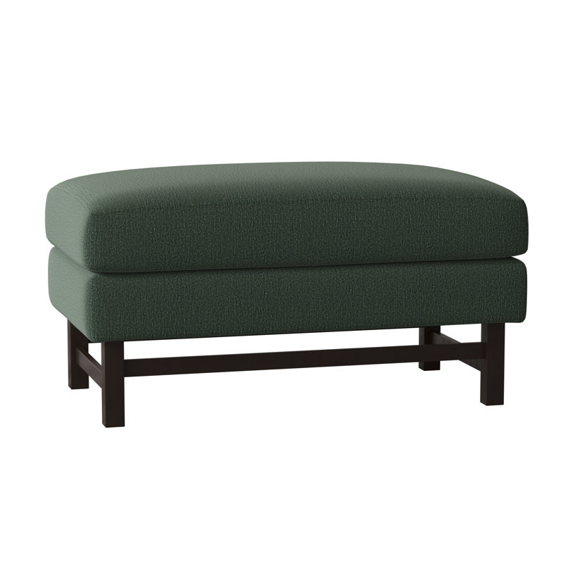 Edward Ottoman, White Caps Fog, American Walnut