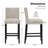 Upholstered 26'' Counter Stool With Solid Wood Frame-104093393-103430629