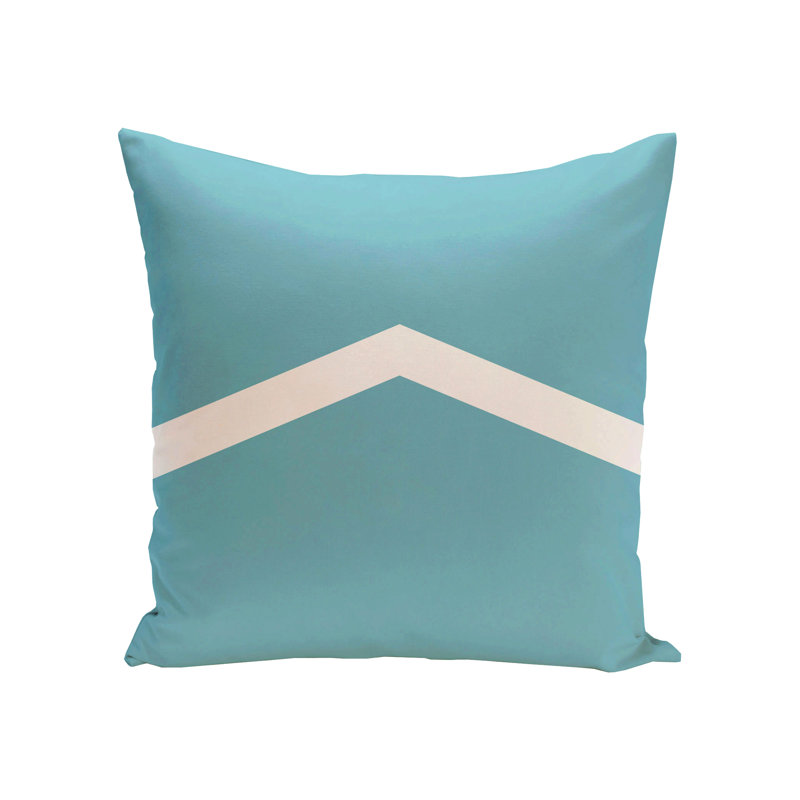 Housse et insert de coussin géométrique carré, 20 po x 20 po, Bahama