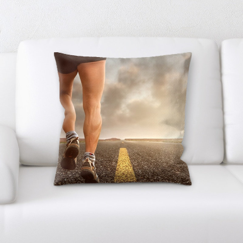 Microsuede Reversible Throw Pillow